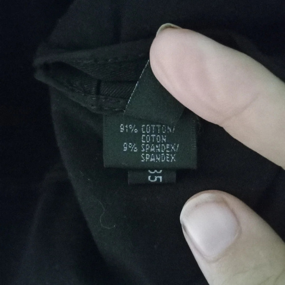 Lafayette 148 Women's Black Denim Zip Up Jacket Zippered Pockets Cotton Size 6 - Picture 6 of 8